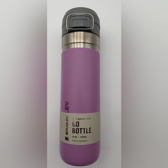 Stanley Other - NWB Stanley The Quick Flip Go Bottle 24oz Lilac Stainless Steel Water Bottle